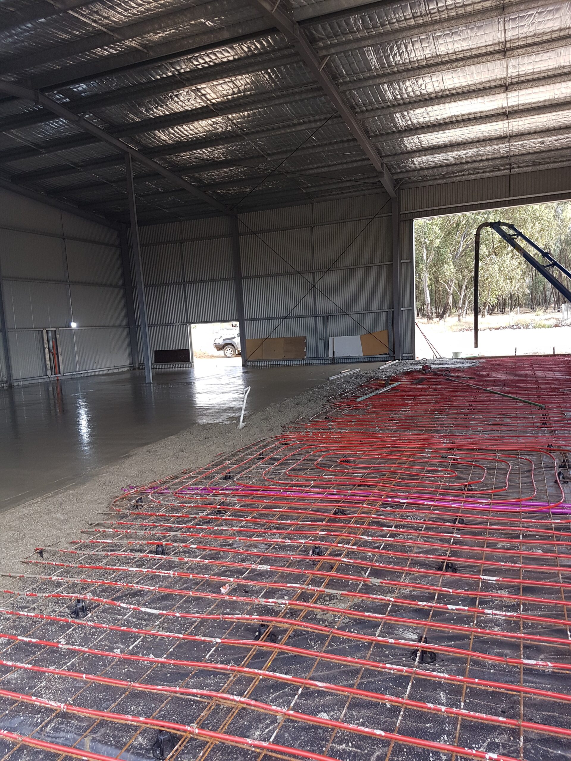 Concrete driveway project