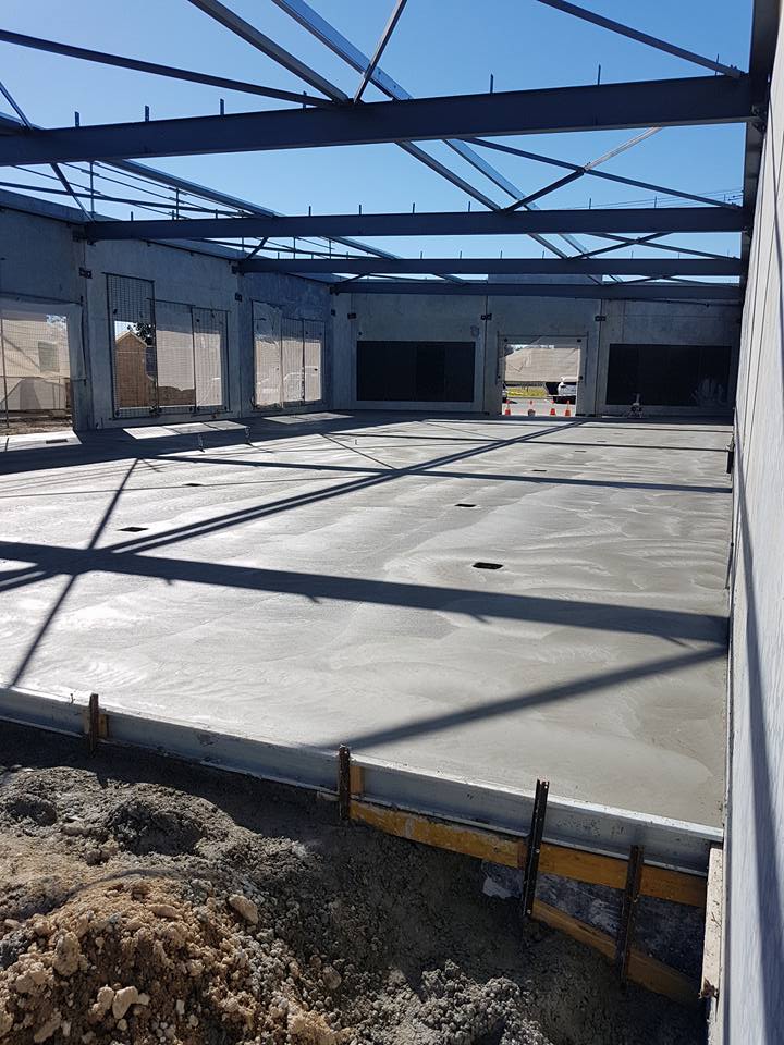 Concrete finish detail