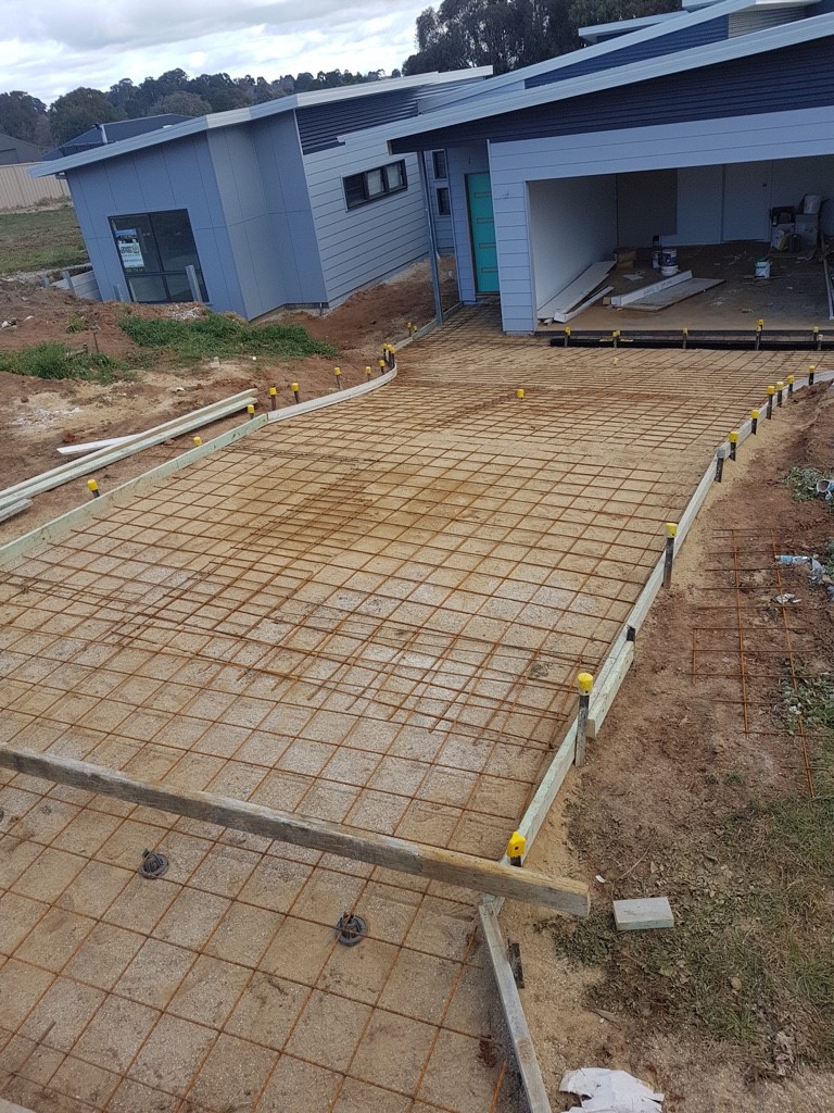 Finished concrete work