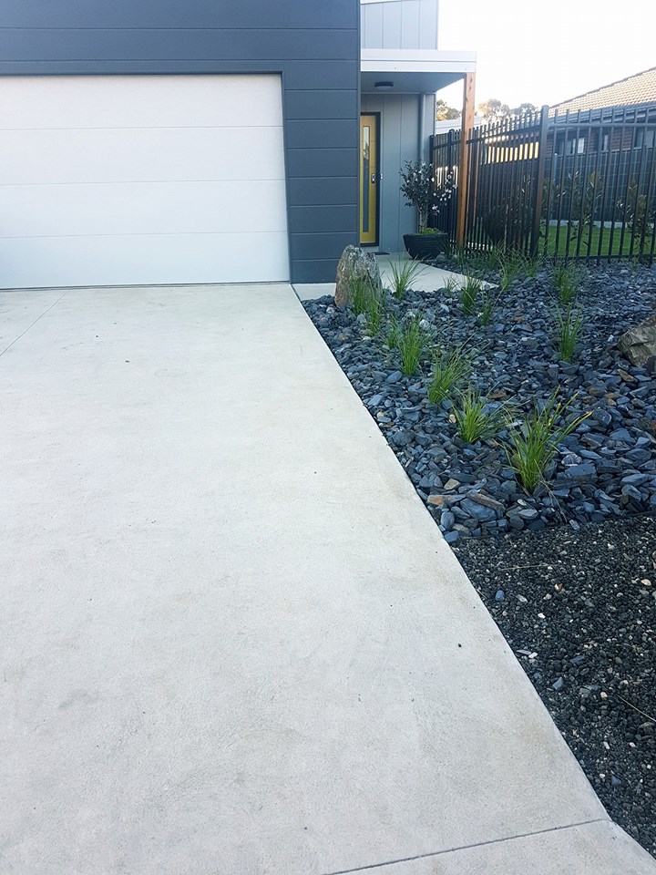 Exposed aggregate detail